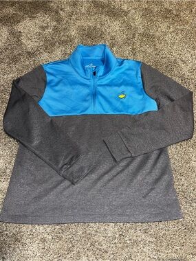 Masters kids 1/4 zip performance pullover large euc